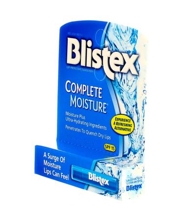 Buy Blistex Complete Moisture Lip Balm SPF 15 - Hydrating Lip Care for All Skin Types - 0.15 oz International Shipping Available - Buy Online on GoSupps.com