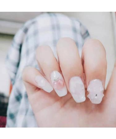 Newan 500 Pieces Nail Tips - Acrylic French Nail Tips Set with 10 Sizes Transparent Cover - Perfect for DIY Manicure Nail Studios & Dancers - Buy Online on GoSupps.com