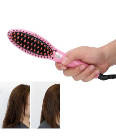Buy Negative Ion Hair Straightener Brush - Dual Purpose Wet & Dry Styling Tool for Smooth Static-Free Hair | Salon Quality - Buy Online on GoSupps.com