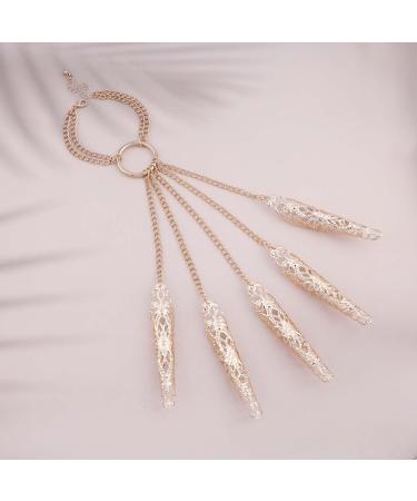 TseenYi Punk Finger Nail Tip Claw Bracelet Layered Finger Bracelet Gold Hollow Nails Claw Slave Bracelet Vintage Filigree Finger Claw Ring Bracelet Slave Circle Hand Chain Jewelry for Women and Girls - Buy Online on GoSupps.com