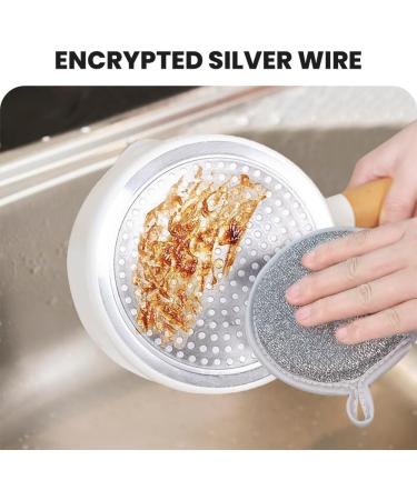 Multipurpose Wire Dishwashing Rags 2024 New Wet and Dry Double Layer Wire Dishwashing Non Scratch Wire Dishcloth Rag Kitchen Dish Towels Cleaning Rags Scrubbing Pads for Dishes Sinks (5pcs) - Buy Online on GoSupps.com