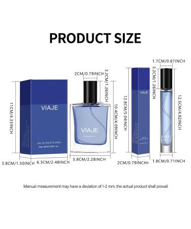 VEFSU Men's Perfume Lasting Fragrance Marine Fragrance Perfume(10ml/50ml) Fresh Spray Fresh Floral (B 11 * 6.3 * 3.8) 1 Fl Oz (Pack of 1) B - Buy Online on GoSupps.com