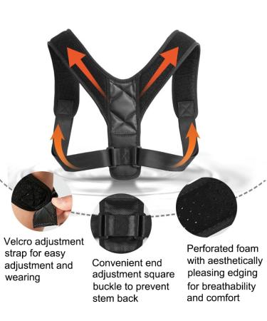 AKOAK Breathable Invisible Posture Corrector - Adjustable Back & Shoulder Pain Relief for Men & Women (37-45) | International Shipping Available - Buy Online on GoSupps.com