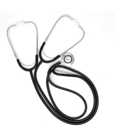 Ever Ready First Aid Dual Head Teaching Stethoscope - Nursing Student Stethoscope - Medical Training Stethoscope, Black