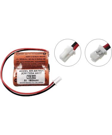 Buy 8 Pack 6V MR-BAT6V1 2CR17335A WK17 Battery for M80 Driver/MR-J4 Servo System - 1800mAh | International Shipping Available - Buy Online on GoSupps.com