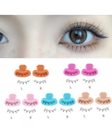 2/1pcs Eyelash Seal Lower Lash Extension Stamps Silicone Makeup Tool for Beginner Mascara I7P4 Natural Convenient Simulation Pink 1 pair - Buy Online on GoSupps.com
