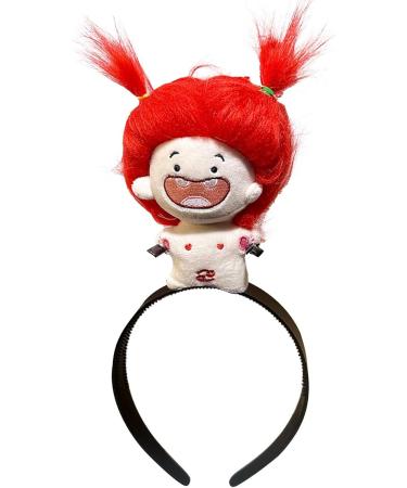 Doll Hair Hoop | Cartoon Plush Hairband Doll Headband | Plush Doll Headdress Hair Ornament for Girls Kids Children Cancer - Buy Online on GoSupps.com