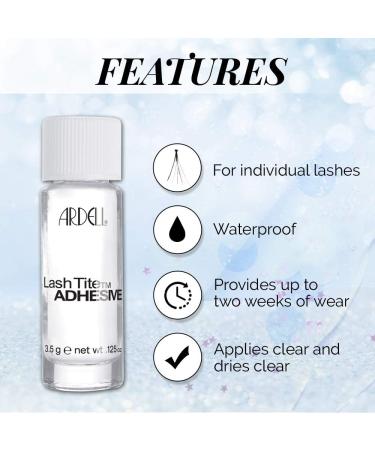 Ardell LashTite Clear Adhesive .125 oz for Secure and Long-Lasting Eyelash Application - Buy Online on GoSupps.com