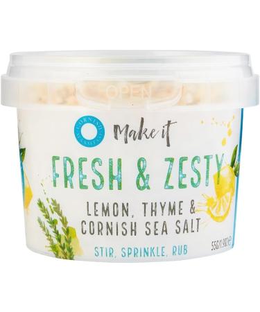 Cornish Sea Salt Tub (1 Pack Fresh & Zesty Seasoning 55g) - Buy Online on GoSupps.com