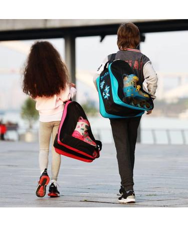 YCRRVAE Roller Skating Bag - Breathable Unisex Carrying Bag with Adjustable Shoulder Strap - Pink Storage Bag for Skates or Inline Roller Accessories - Buy Online on GoSupps.com