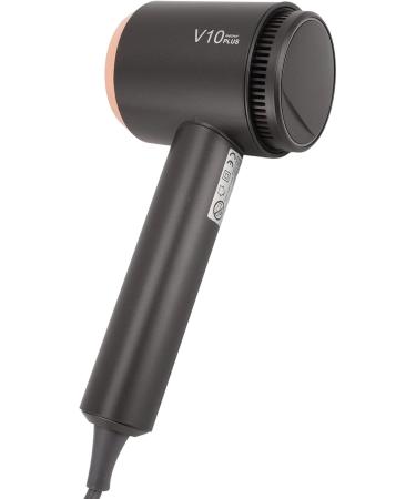 Professional Ionic Hair Dryer Quiet Constant Temperature Heating Side Air Inlet Negative Ion Blow Dryer Non Slip Gentle for Travel (US Plug 110V) - Buy Online on GoSupps.com