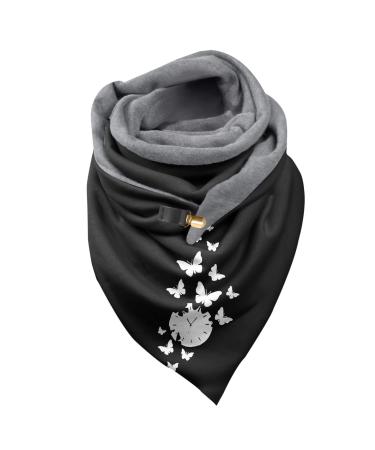 Hanxiulin ladies scarf winter cotton triangle scarf Kashmir-scarf scarf for cold weather big cashmere scarf ladies neckerchief unit size G