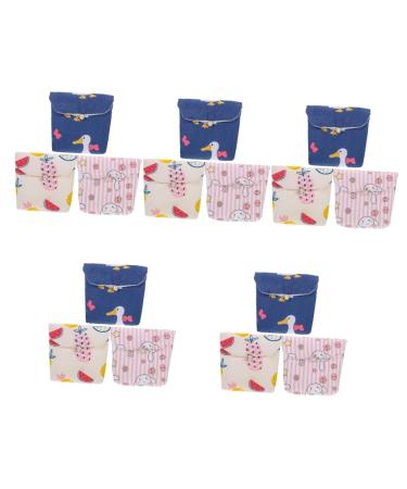 Healifty Pads for Teens 15 Pcs Napkin Storage Bag Mini Purse Bag Organizer for Traveling Zippered Wallets for Women Towel Zipper Bag Napkins Pouch Menstrual Pad Bag Bag Period