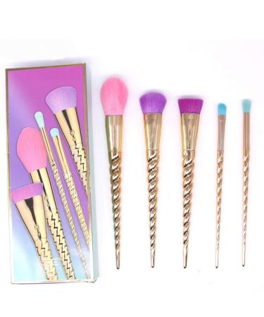 Lyx 10-Piece Unicorn Makeup Brush Set | Professional Foundation Blush Concealer & Eyeshadow Brushes with Diamond Bag Perfect for Stunning Looks! - Buy Online on GoSupps.com