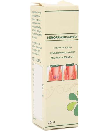 30ml Hemorrhoid Treatment Spray for Itch Relief and Anal Discomfort - Buy Online on GoSupps.com