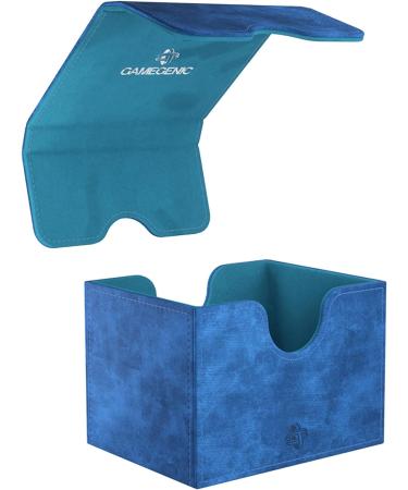 Gamegenic Sidekick 100+ XL Convertible Deck Box - Blue | Sideloading Card Storage for 100 Double-Sleeved Cards | Removable Cover Clips | Extra Thick Inner Sleeves | GGS20092ML - Buy Online on GoSupps.com