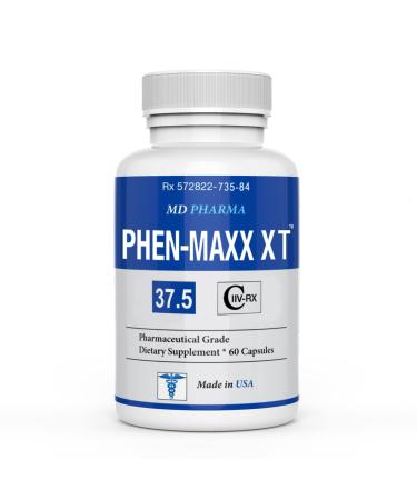 PHEN-MAXX XT 37.5  - Maximum Strength - Weight Loss Diet Pills - Appetite Suppressant - Boost Energy & Mood