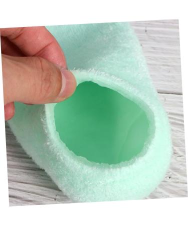 minkissy 2 Pairs Hard Feet Socks Gel Socks for Cracked Heels Cracked Heels Guard Gel Socks for Moisturising Feet Gel Moisturizing Socks Spa Feet Sleeves Dry Feet Socks Earth Anti-Crack - Buy Online on GoSupps.com