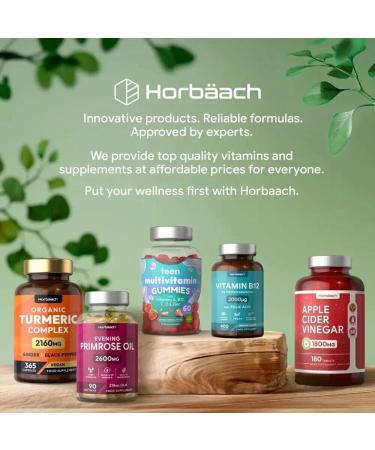 Black Garlic Tablets 15000mg | 180 Count | High Strength Odourless Concentrated Garlic Extract | Aged Black Garlic Vegan Supplement | by Horbaach - Buy Online on GoSupps.com
