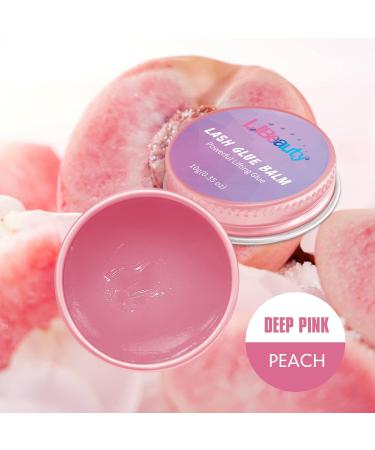 Libeauty Lash Lift Glue Wax - Fast Drying & Waterproof Eyelash Perm & Brow Lamination Balm Faint Fragrance Easy Application (Pink Peach - Buy Online on GoSupps.com