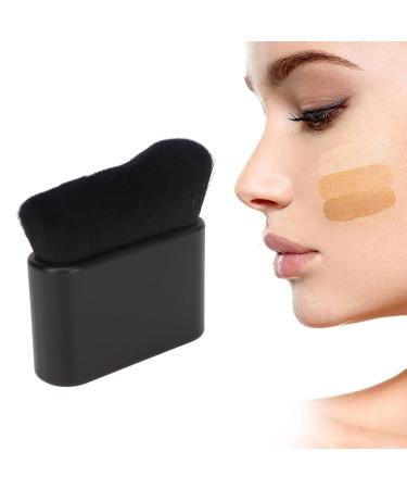 Large Flat Black Tanning Brush - Blending Cream Bronzer Brush for Self Tanner | Face & Body Makeup Tool - Buy Online on GoSupps.com