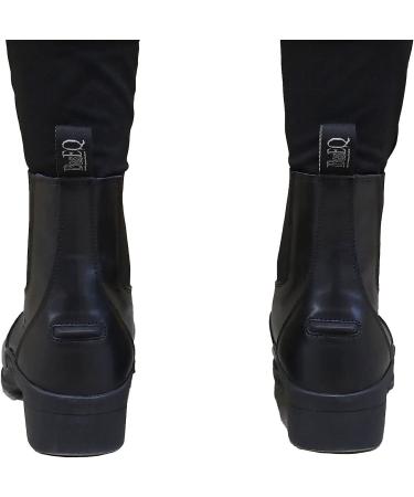 BasEQ Alexis Children's Zip-Up Black Equestrian Riding Boots - Size 2 Little Kid - Buy Online on GoSupps.com