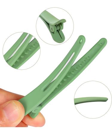 24 Mixed Color Hair Clips - Plastic Combi Clips & Compartment Clamps for Hairdressers - Essential Accessories for Women - Buy Online on GoSupps.com