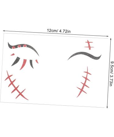 COHEALI 2 Sheets Halloween Decorations Sticker Halloween Temporary for Face for Face Halloween Temporary Face for Diy Eye Patch Plastic Rhinestones - Buy Online on GoSupps.com