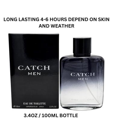 Catch Men and Catch Blu Cologne Combo Set Eau De Toilette Natural Spray Fragrance for Men Wonderful Gift Masculine Scent for All Skin Types 3.4 Fl Oz Each (Pack of 2) - Buy Online on GoSupps.com