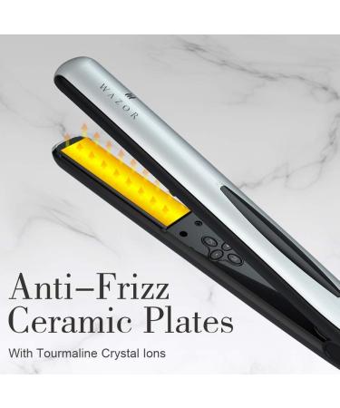 Professional 1 Inch Ionic Ceramic Hair Straightener - LED Digital Display & Temperature Control (284 to 446 ) - Auto Shut Off | International Shipping - Buy Online on GoSupps.com