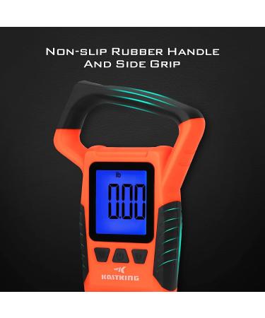 KastKing Fish Scale  WideView Floating Waterproof Digital Scale  2.5 Large LCD Display  110lb Capacity  Multi-Mode Pound/Ounces & Kilograms  Stores up to 9 Weights  Fishing Gifts for Men B: Orange combo - Buy Online on GoSupps.com