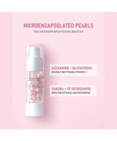 Sakura Gluta Brightening Underarm Cream Gmeelan Sakura Gluta Underarm Whitening Cream Brightening Booster Pearl Capsules Sakura Gluta Body Whitening Cream for Intimate Area (2PCS) - Buy Online on GoSupps.com