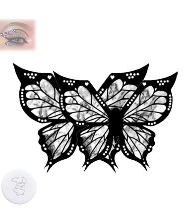 Butterfly Eyeliner Stencil Butterfly Eyeliner Stamp Butterfly Eye Makeup Stencil Butterfly Stencil Eyeliner Tool (2pcs)