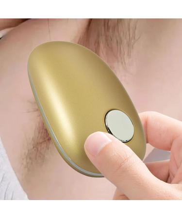 Shurzzesj Smooth hair eraser reusable crystal shaver personal trimmer hair removal epilators crystal shaver for women and men Gold - Buy Online on GoSupps.com