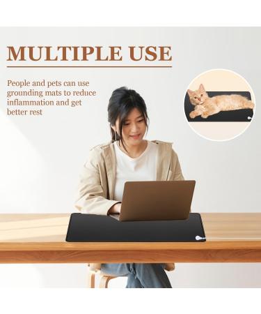 Grounding Equipment Mat with Ground Cable for Anxiety Relief - 29.2 x 60.2 cm | Improve Sleep & Comfort in Office Living Room Kitchen | International Shipping Available - Buy Online on GoSupps.com