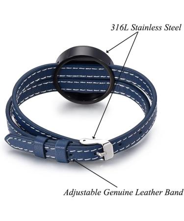 Constantlife Adult Stainless Steel Aromatherapy Diffuser Locket Bracelet - Allergy-Free Essential Oil Accessory for Men & Women (Blue - Buy Online on GoSupps.com