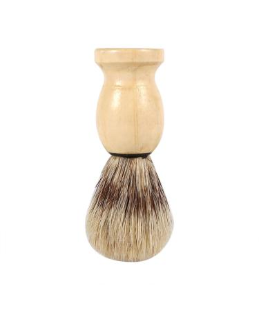 Gientan Shaving Brush 1pc Facial Hair for Men Shaving Tool Cosmetic Tool Wooden Handle