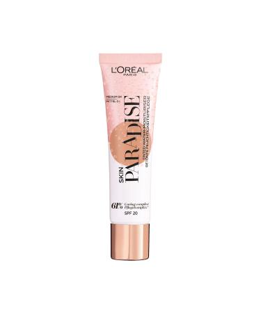 L'Oreal Paris Skin Paradise Tinted Moisturiser Up to 24h hydration SPF20 04 Medium 0.039 kg