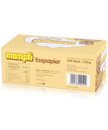 Buy Mampfi Edible Paper - 5 Boxes of 200 Pieces | Original Krusovic Edible Paper - 1350g for International Shipping - Buy Online on GoSupps.com