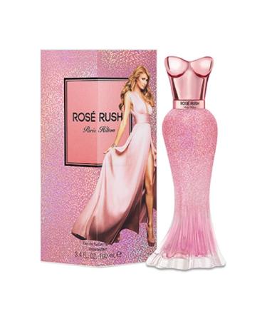 Paris Hilton Rose Rush for Women Eau De Parfum Spray 3.4 Ounce Rose 3.4 Fl Oz (Pack of 1)