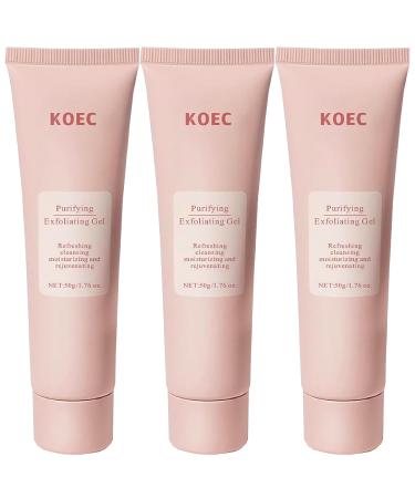KOEC Purifying Exfoliating Gel KOEC Purifying Enzymes Exfoliating Gel Deep Purifying Exfoliating Gentle Gel 3pcs