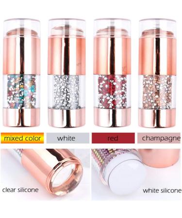 4-Pack Double-Headed Diamond Seal Silicone Nail Dance Tools - Stamping & Manicure Accessories for Stunning Nail Art - Buy Online on GoSupps.com