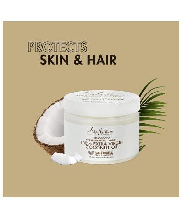 Shea Moisture 100% Extra Virgin Coconut Oil Moisturizer Twin Pack | 2 x 10.1oz (20.2oz total) - Buy Online on GoSupps.com
