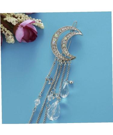 Buy Ppmter Moon Crystal Beads Tassel Charms Hair Clips & Pins - Stylish Jewelry Hair Accessories for Women & Girls - International Shipping Available - Buy Online on GoSupps.com
