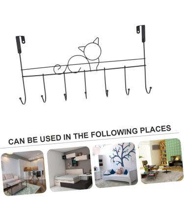 SOESFOUFU Cabinet Towel Holder Wall Mount Coat Rack Hat Hangers Outdoor Hooks Over The Drawer Rack Cupboard Door Hanging Storage - Buy Online on GoSupps.com