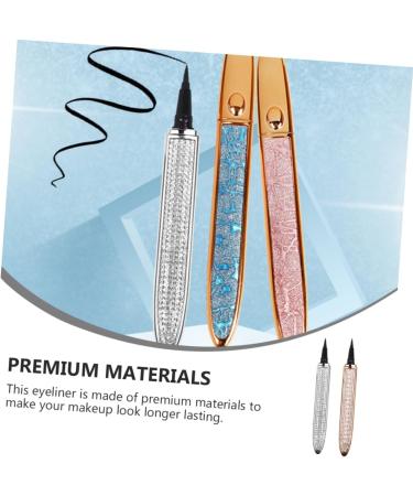Mikinona Liquid Eye Liner 2pcs Diamond Eyeliner Elf Eyeliner Liquid Liner Pen Diamond Kits Makeup Pens Make up Cosmetics 1 count (Pack of 1) Assorted Color - Buy Online on GoSupps.com