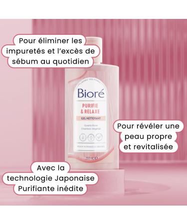  Bior Biore Cleansing Gel Purifies & Rels 200ml - Buy Online on GoSupps.com