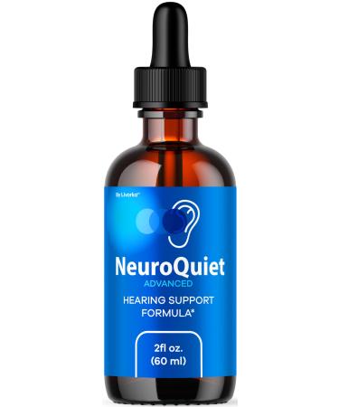 NeuroQuiet Drops - Official NeuroQuiet Daily Hearing Support All Natural Clean Liquid Advanced Formula for Ear Health Auditory Clarity & Inner Ear Balance Reviews 1 Bottle for 1 Month