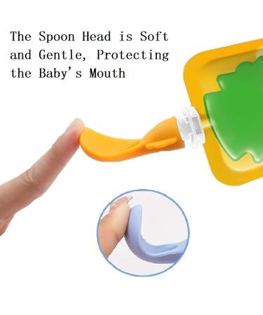 Quetschie Babylenp pel - Reusable Squeeze Silicone Baby Weaning Spoons for Self-Feeding (2 Pieces) | Baby Led Weaning Essentials | International Shipping - Buy Online on GoSupps.com