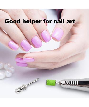 Difenni Nail Drill Bits Sanding Bands for 3/32 inch Shaft - Acrylic Nails Manicure Pedicure Tool in Silver - Buy Online on GoSupps.com